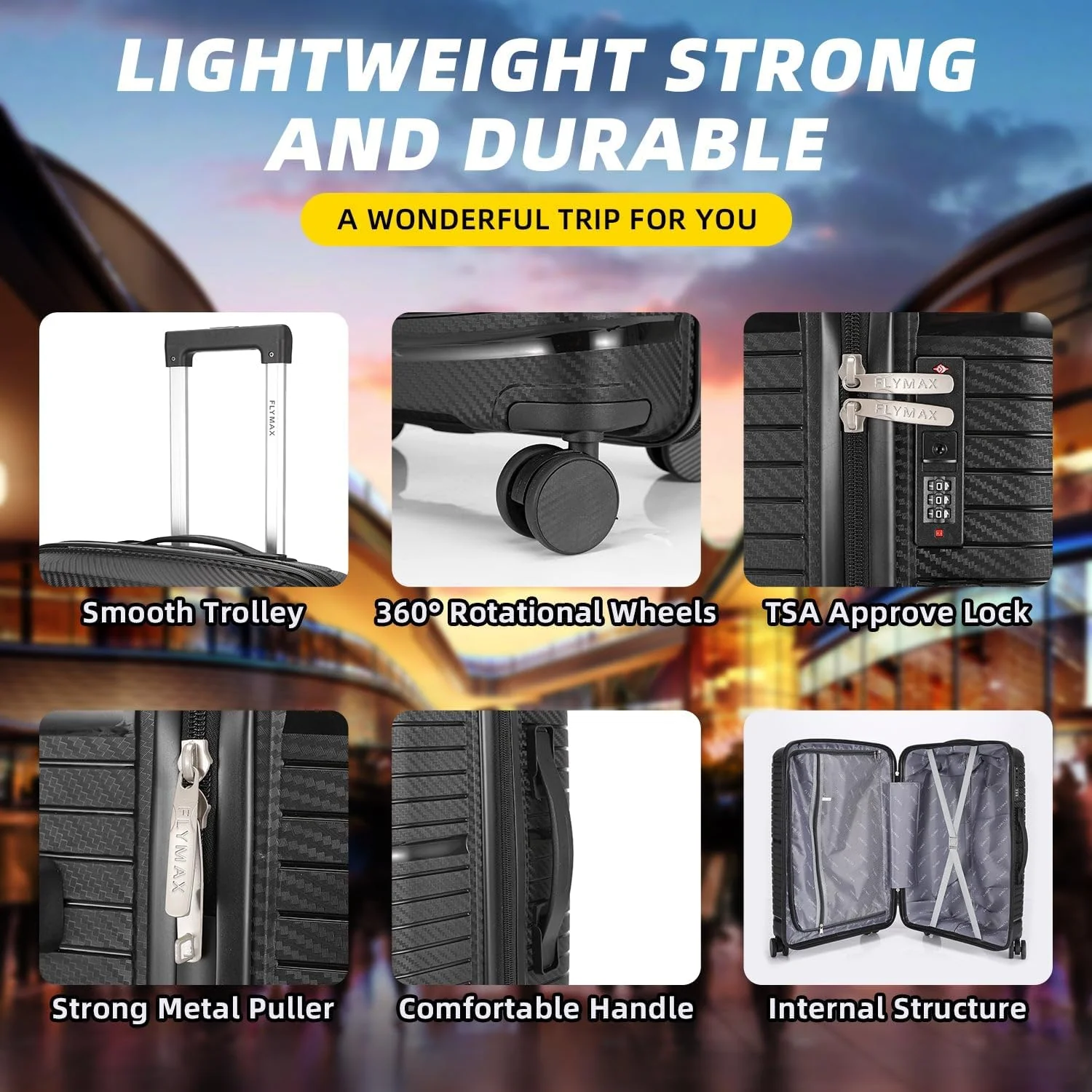 24" Medium Premium Suitcase - Image 12