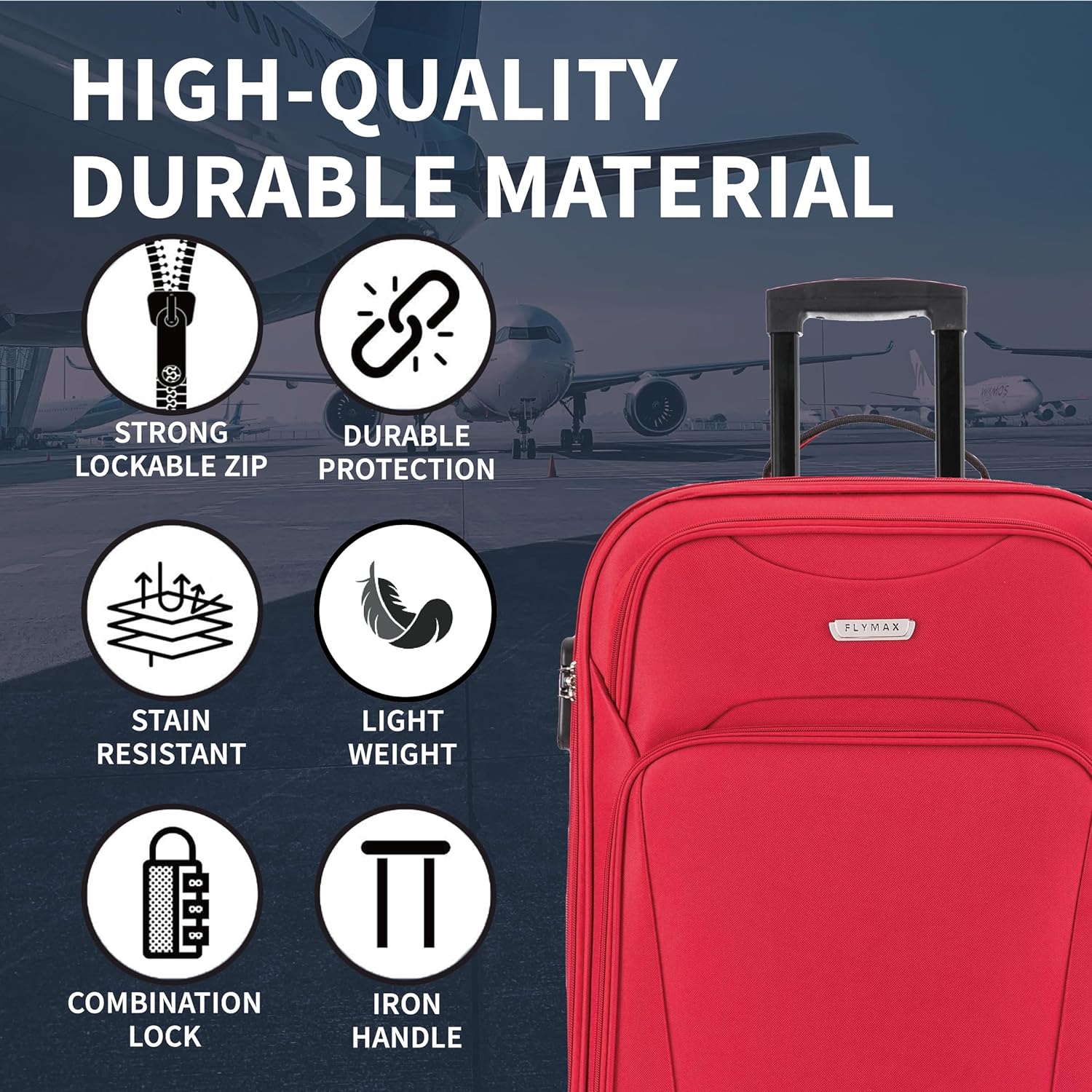 FLYMAX Vienna Voyager  32" Extra Large Suitcase - Image 3