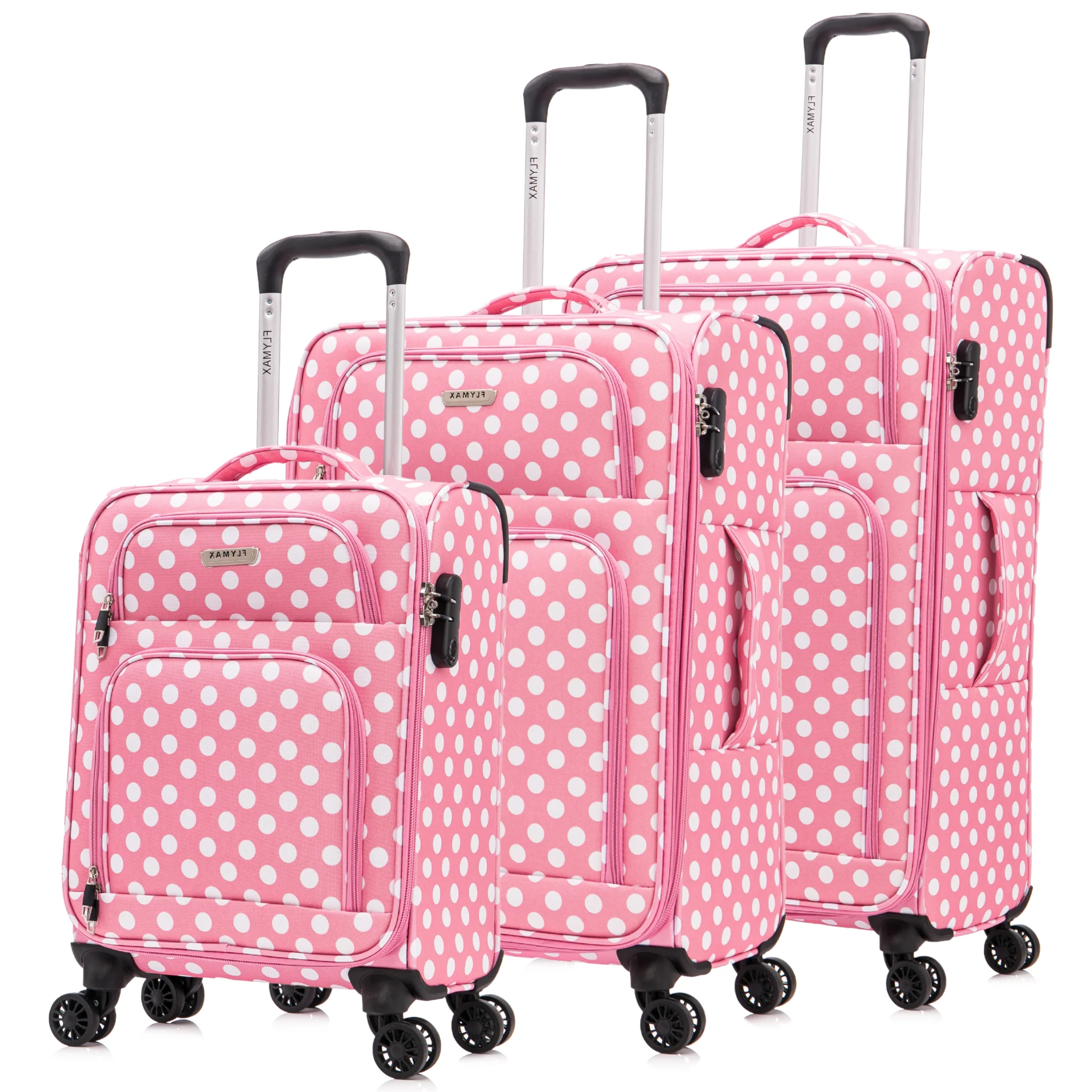 Flymax Lightweight 4-Wheel Suitcase Set – Travel with Confidence - Image 8