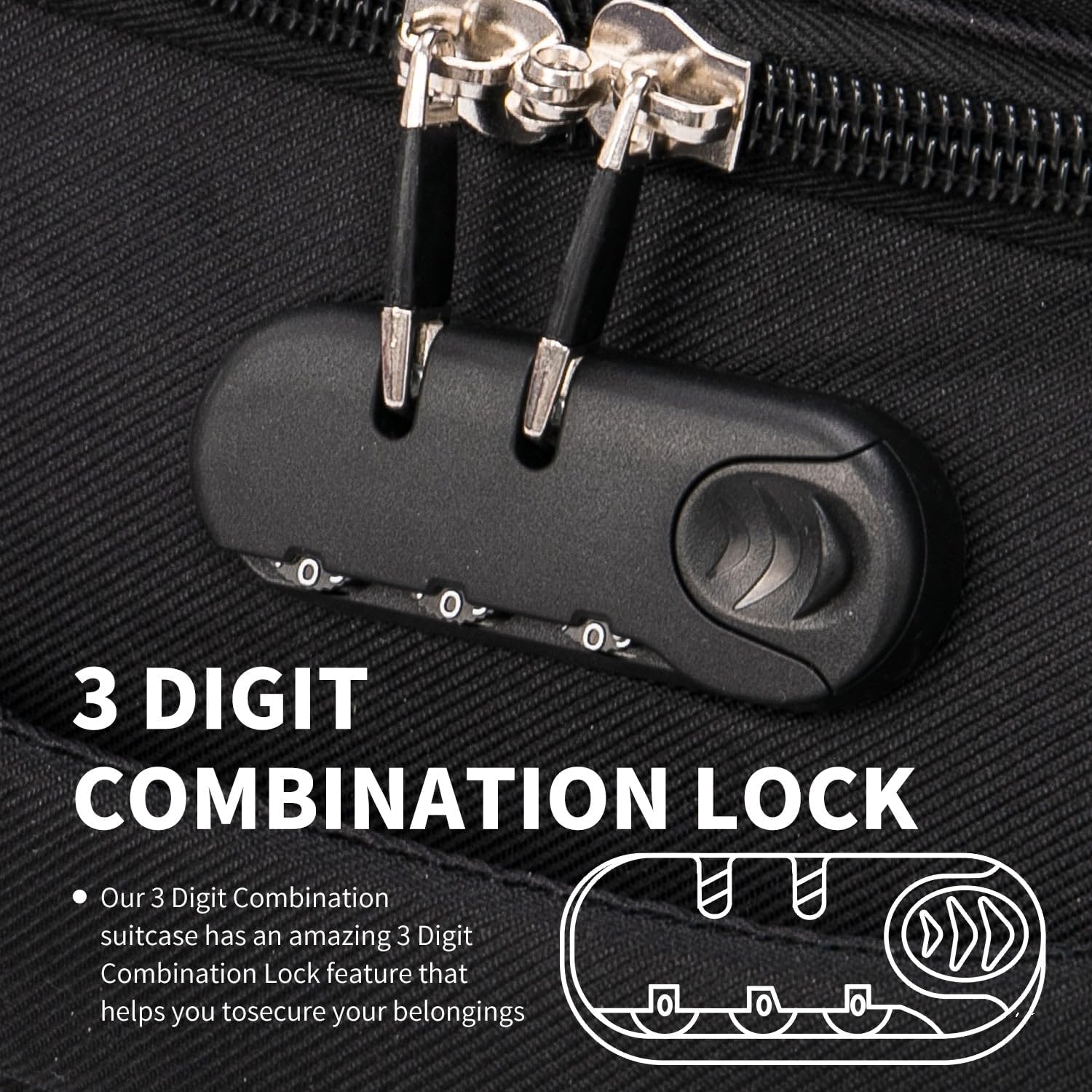 Flymax Barcelona Breeze - 4 Wheel Lightweight softshell suitcase - Image 12