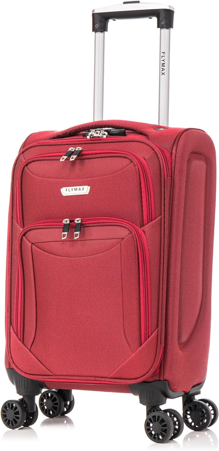 Flymax Barcelona Breeze - 4 Wheel Lightweight softshell suitcase - Image 16