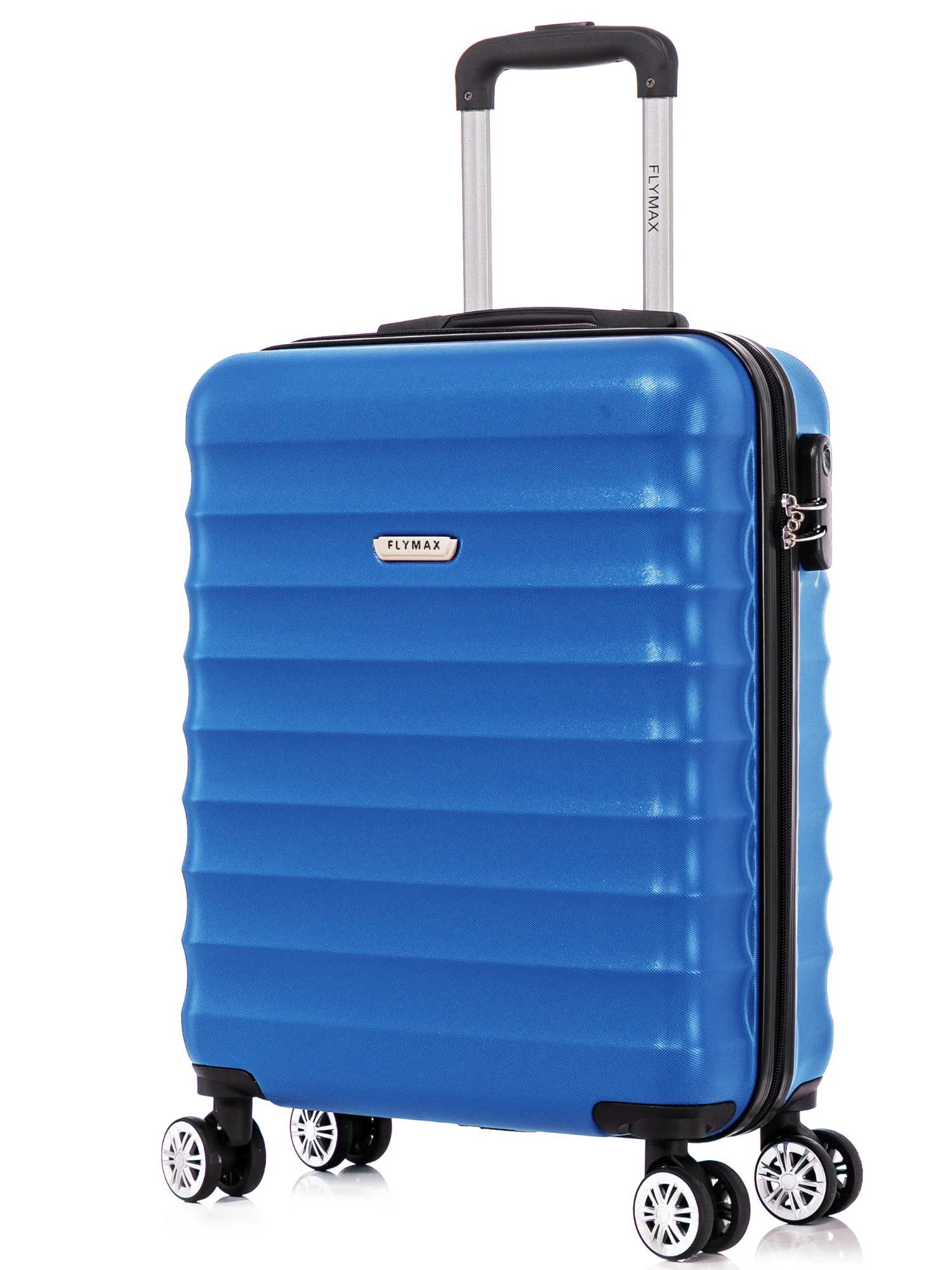 Flymax Oslo Glide 55x40x20 Cabin Suitcase - 4 Wheel Super Lightweight Cabin Luggage - Image 3