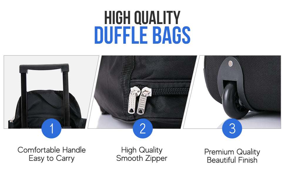 Flymax 40-Inch Lightweight Wheeled Bag – Durable and Spacious Travel Companion - Image 7