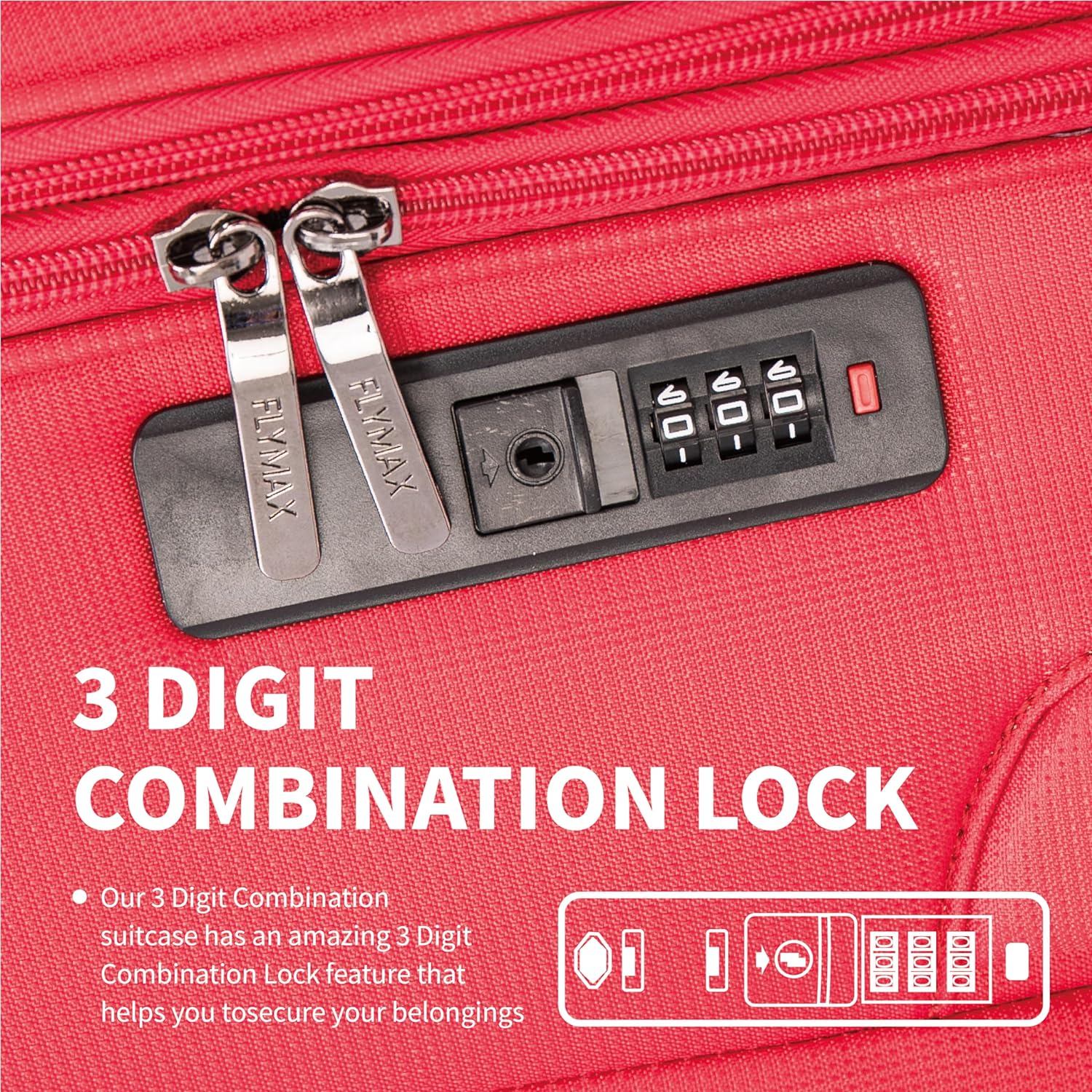 Flymax Canada Explorer – The Ultimate 4-Piece Luggage Set for Every Journey - Image 4