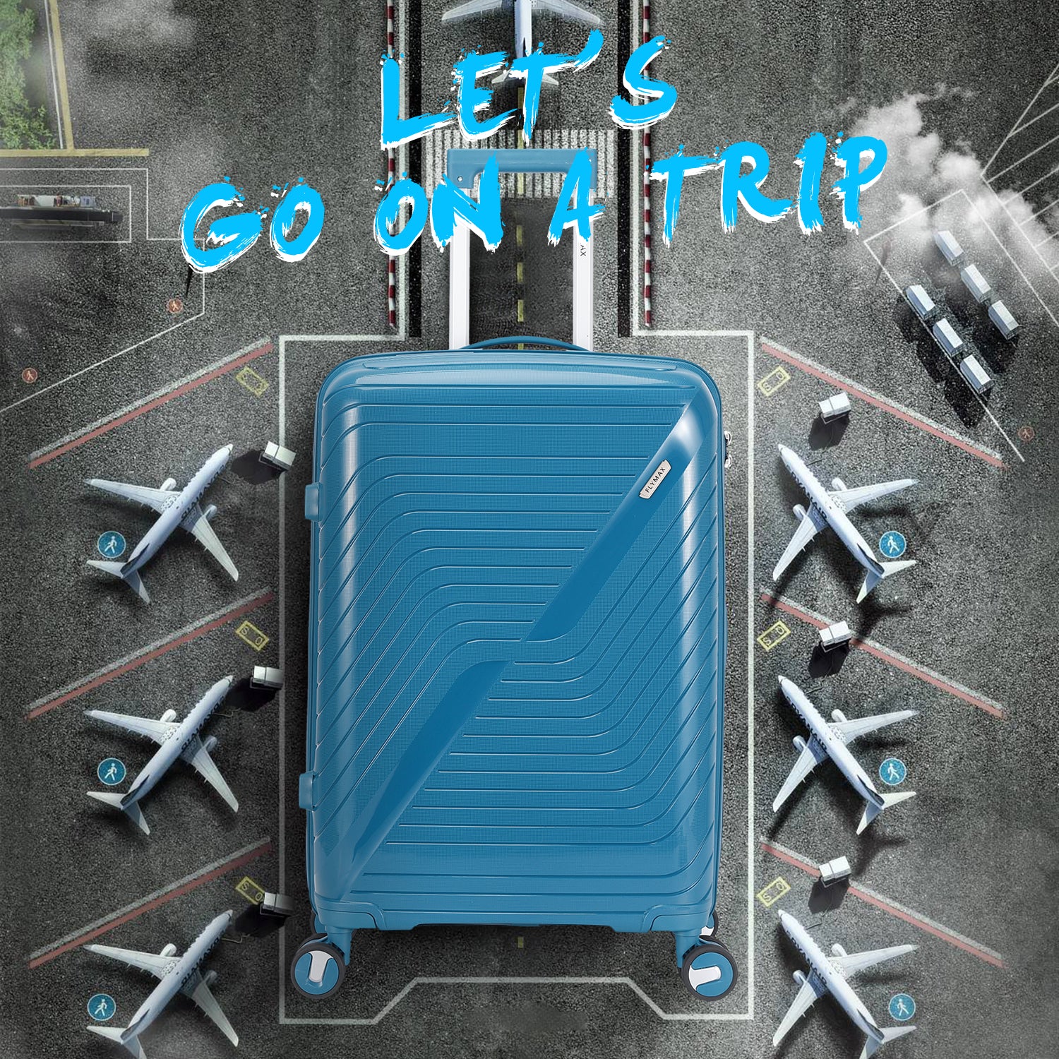 Flymax Dubai Volt 3-Piece Luggage Set – Lightweight, Durable, and Stylish Travel Companion - Image 12