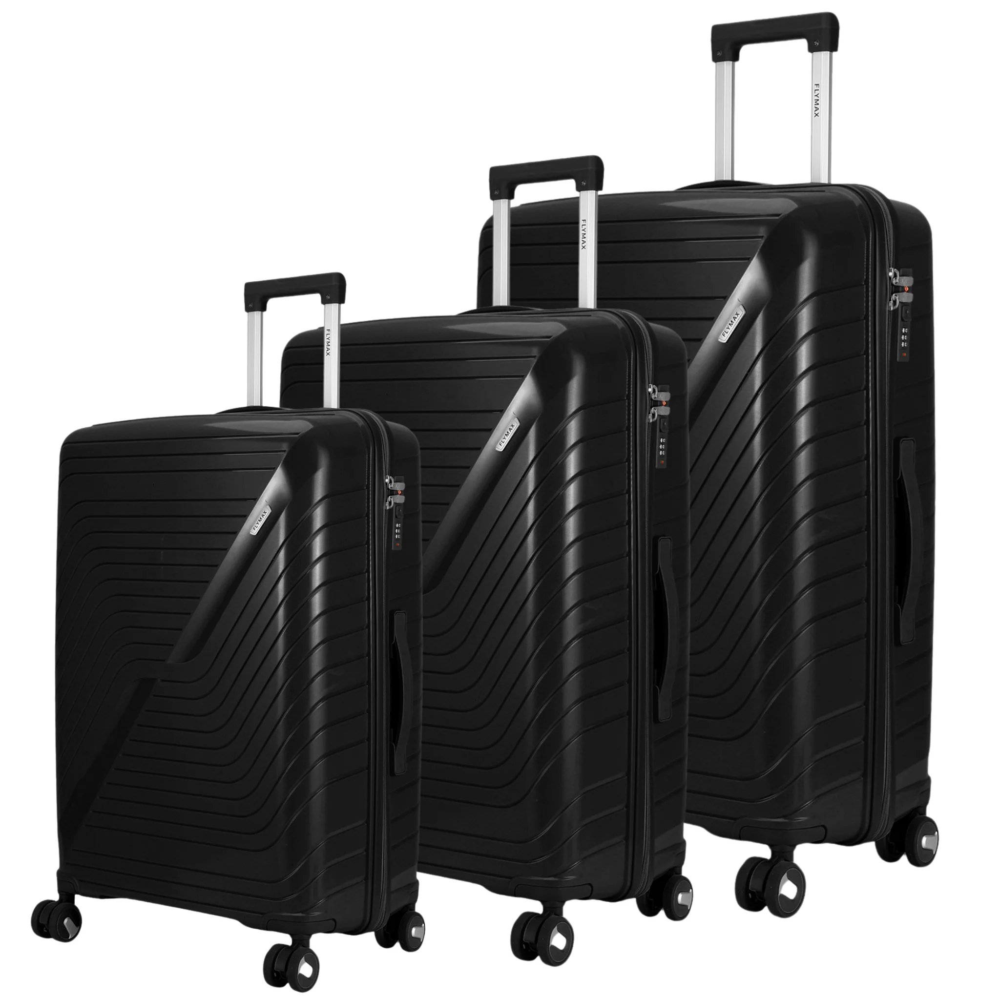 Flymax Dubai Volt 3-Piece Luggage Set – Lightweight, Durable, and Stylish Travel Companion - Image 6