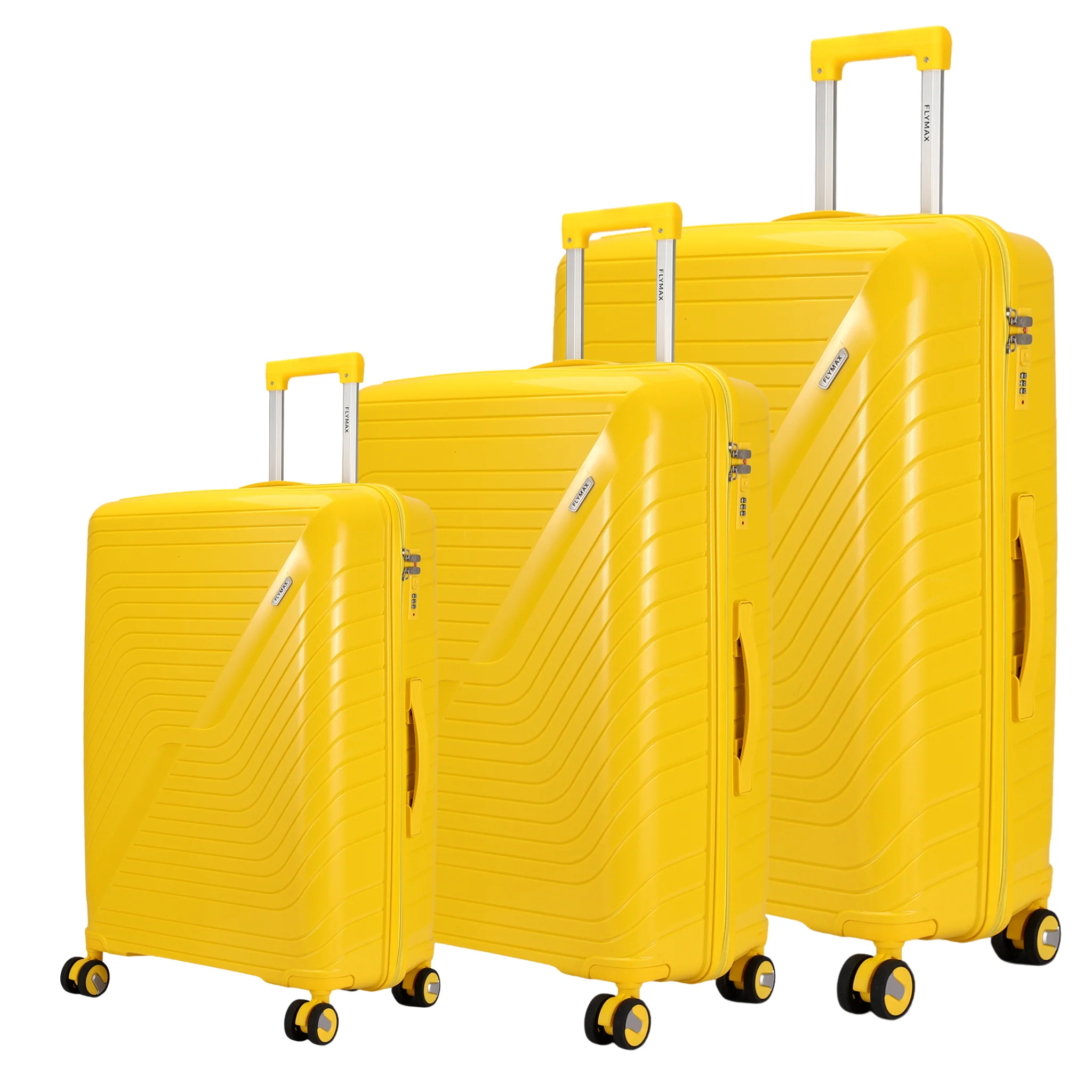 Flymax Dubai Volt 3-Piece Luggage Set – Lightweight, Durable, and Stylish Travel Companion - Image 7
