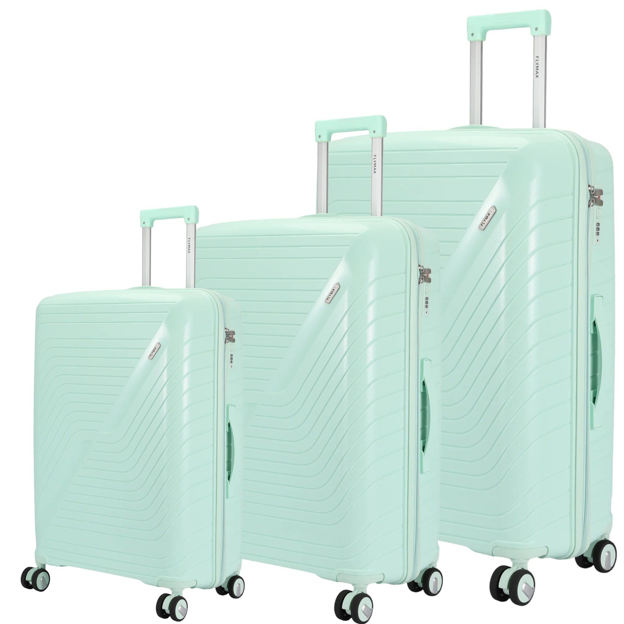 Flymax Dubai Volt 3-Piece Luggage Set – Lightweight, Durable, and Stylish Travel Companion - Image 9