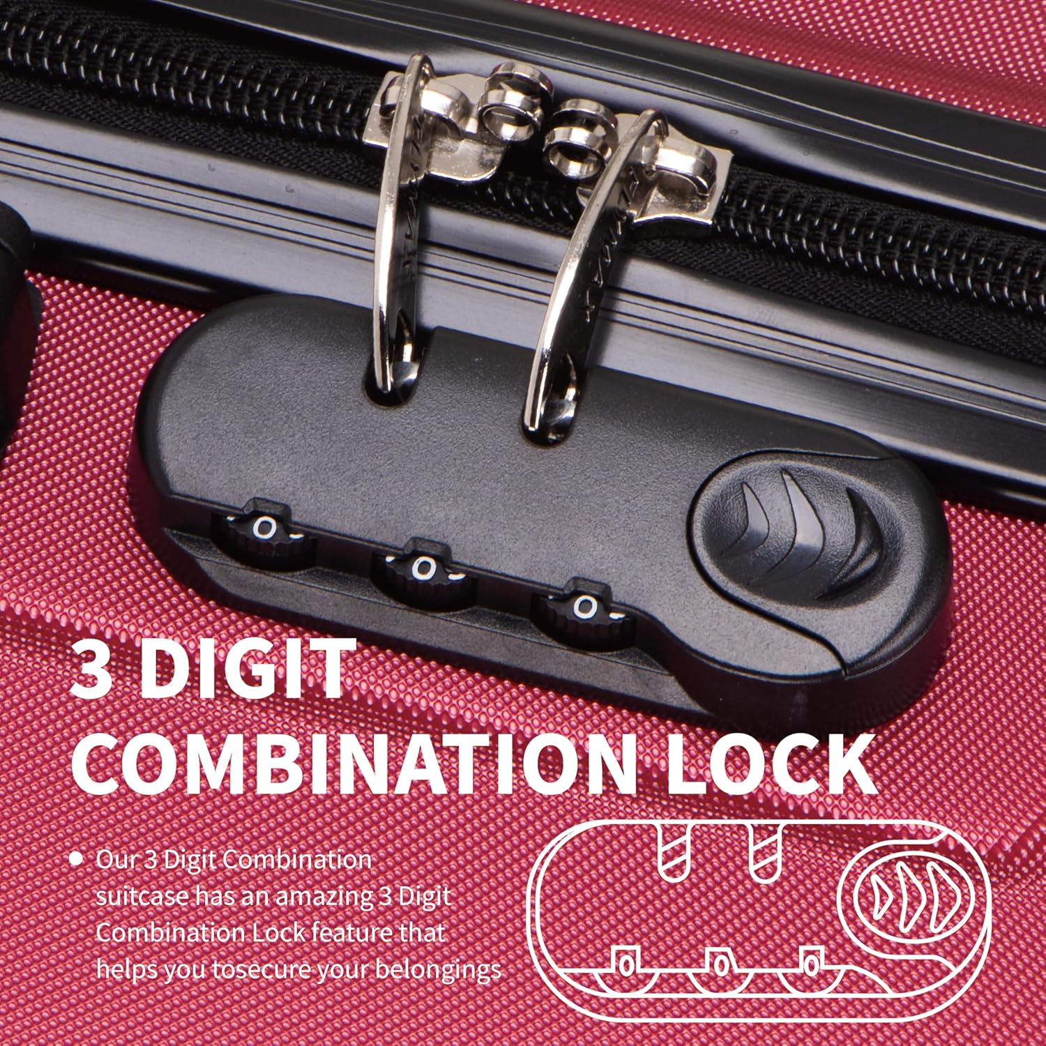 Flymax London Legacy 32-Inch Extra Large Suitcase - Image 5