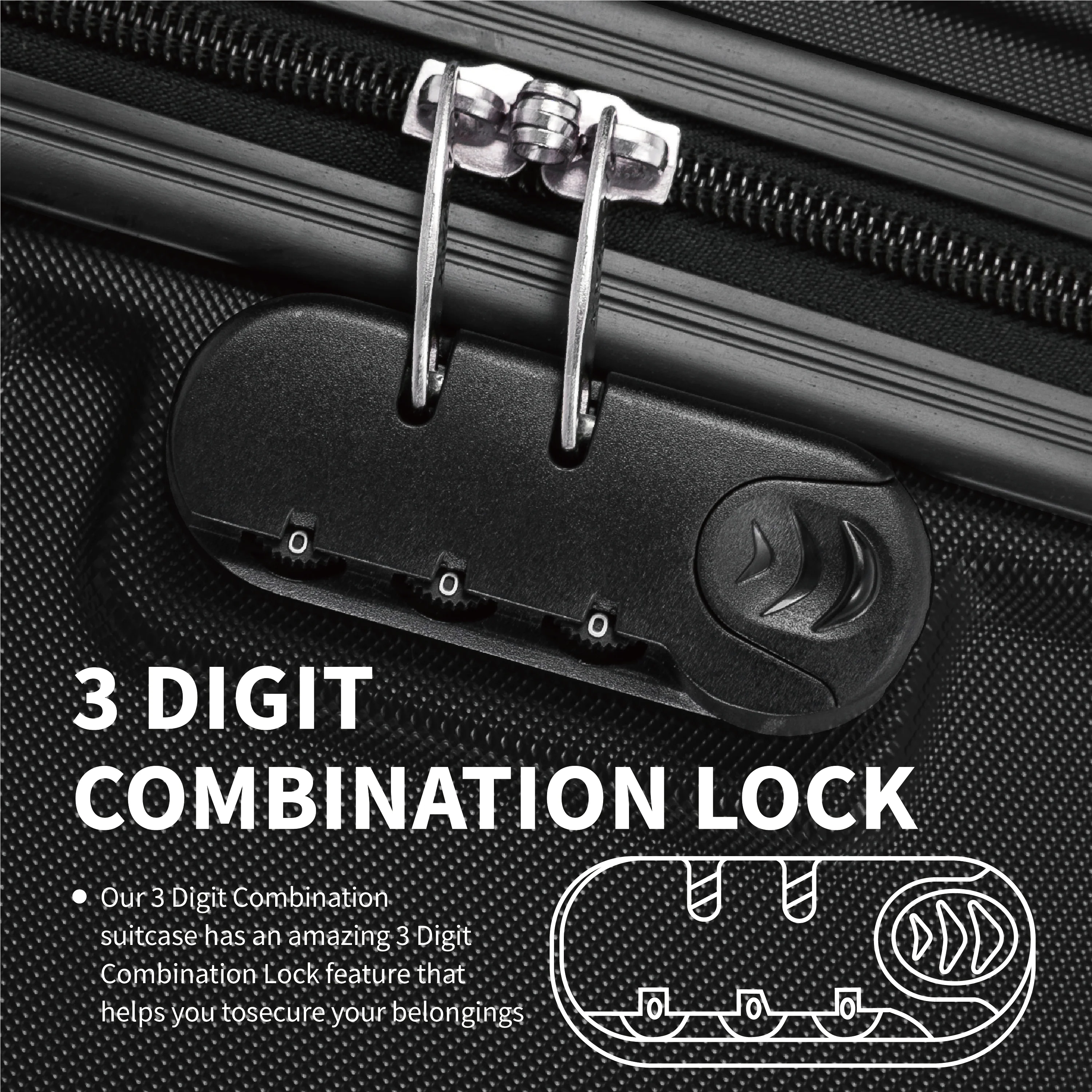 Flymax London Legacy 4-Piece Luggage Set – Travel in Style & Convenience - Image 6