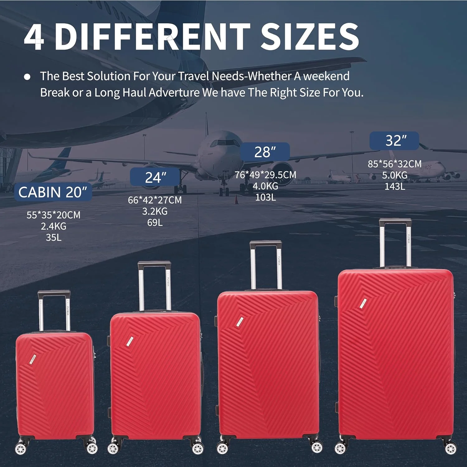 Mumbai Fortress Large Hard Shell Suitcase - Stylish and Lightweight - Image 6