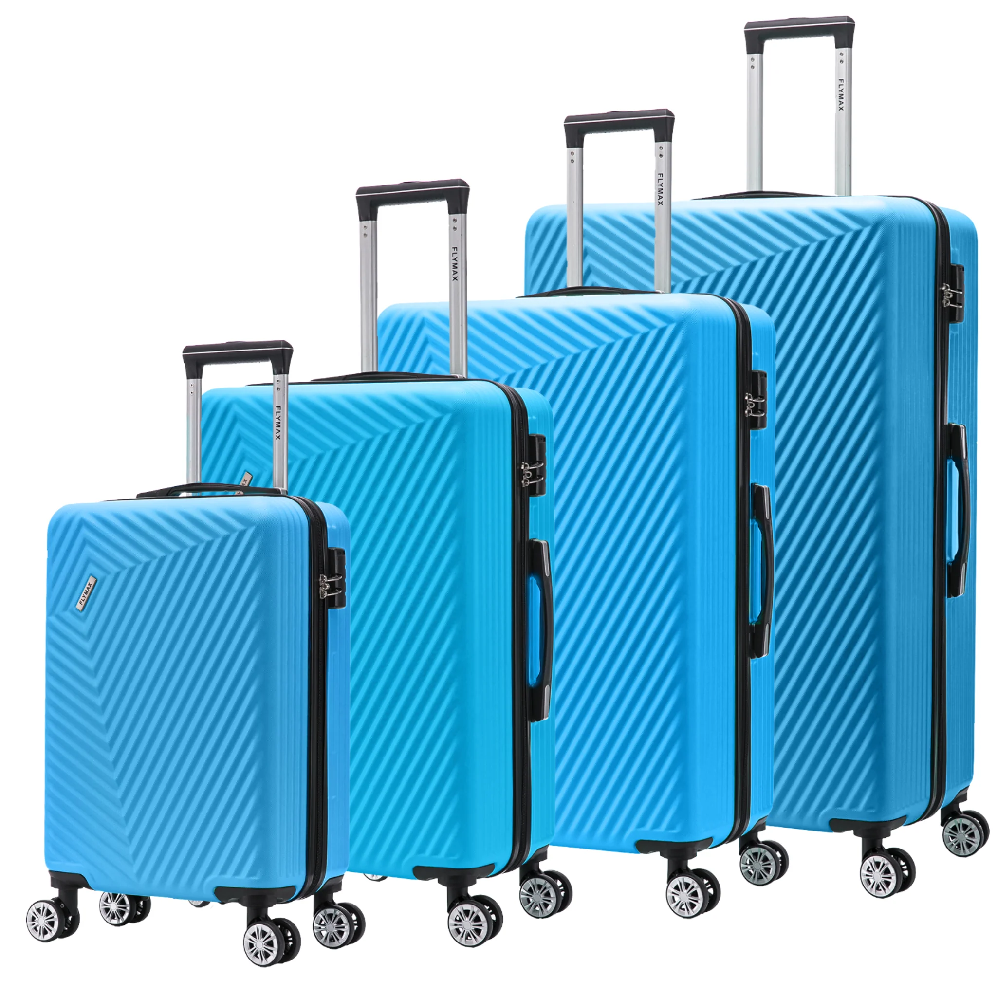 Flymax Mumbai Fortress 4-Piece Luggage Set - Lightweight & Stylish - Image 12