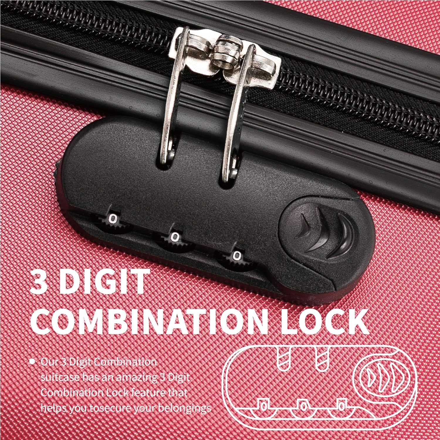 Flymax New York Fort 29-Inch Large Suitcase – Spacious Travel Luggage - Image 5