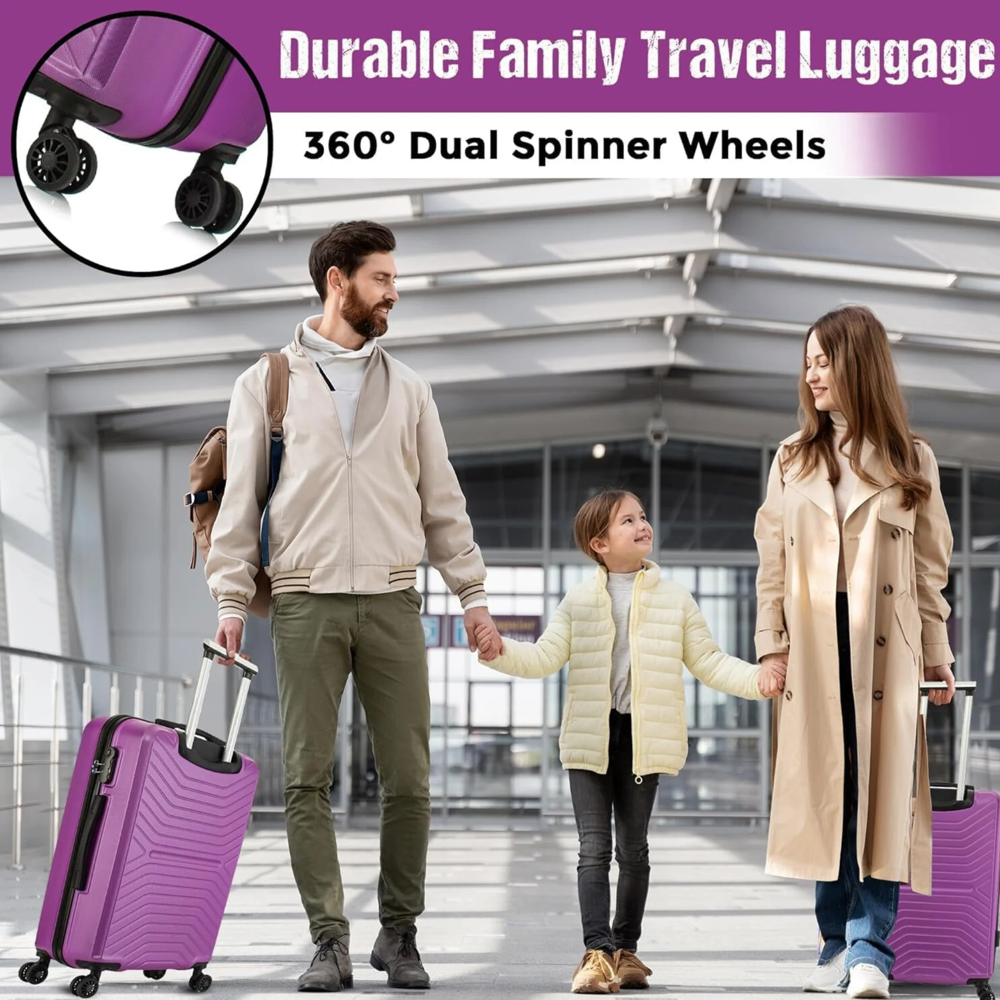 Flymax New York Fort 4-Piece Luggage Set– Travel Smart with Elegance - Image 5