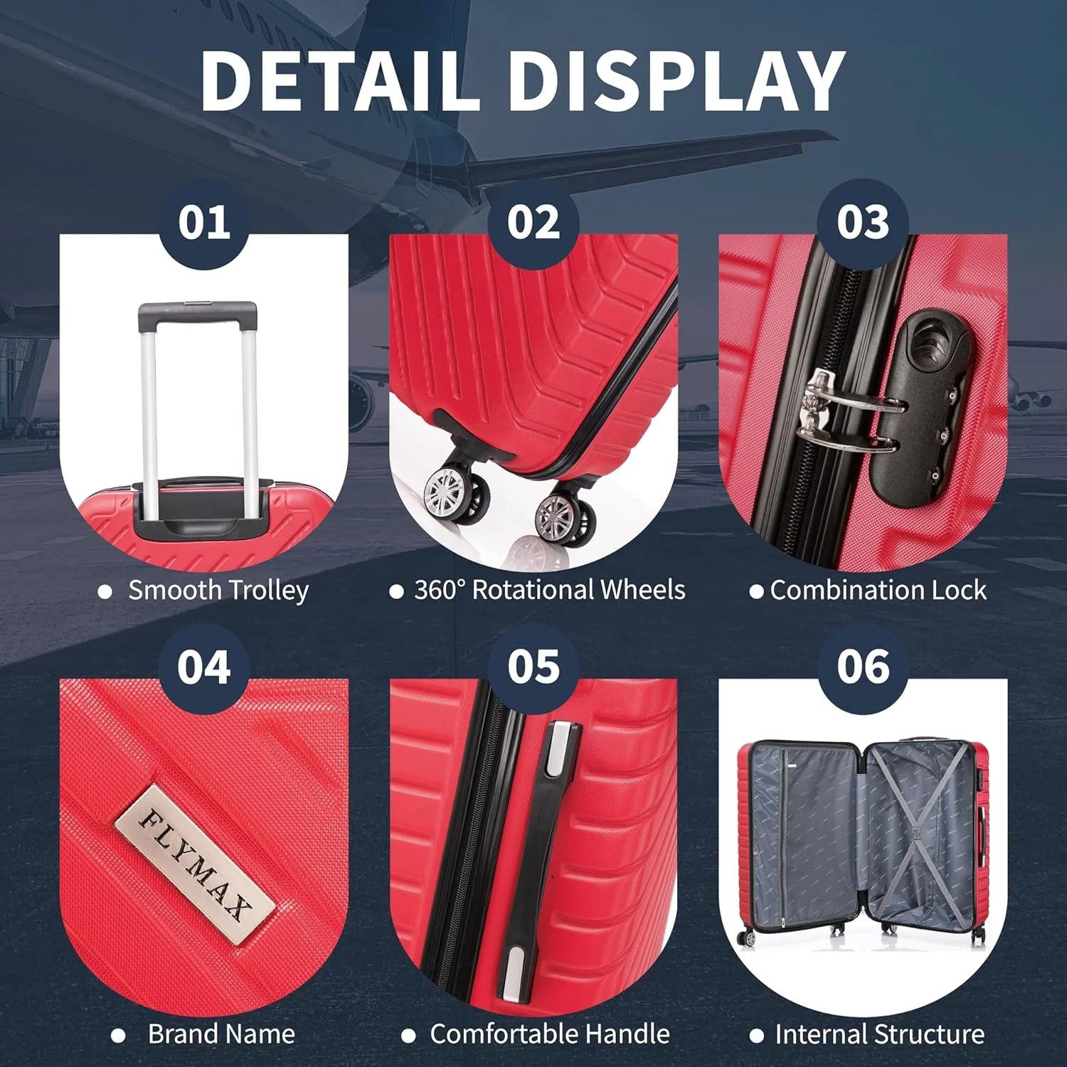 Flymax Seoul Defender 29-Inch Super Lightweight Suitcase | Lightweight Travel Luggage - Image 3