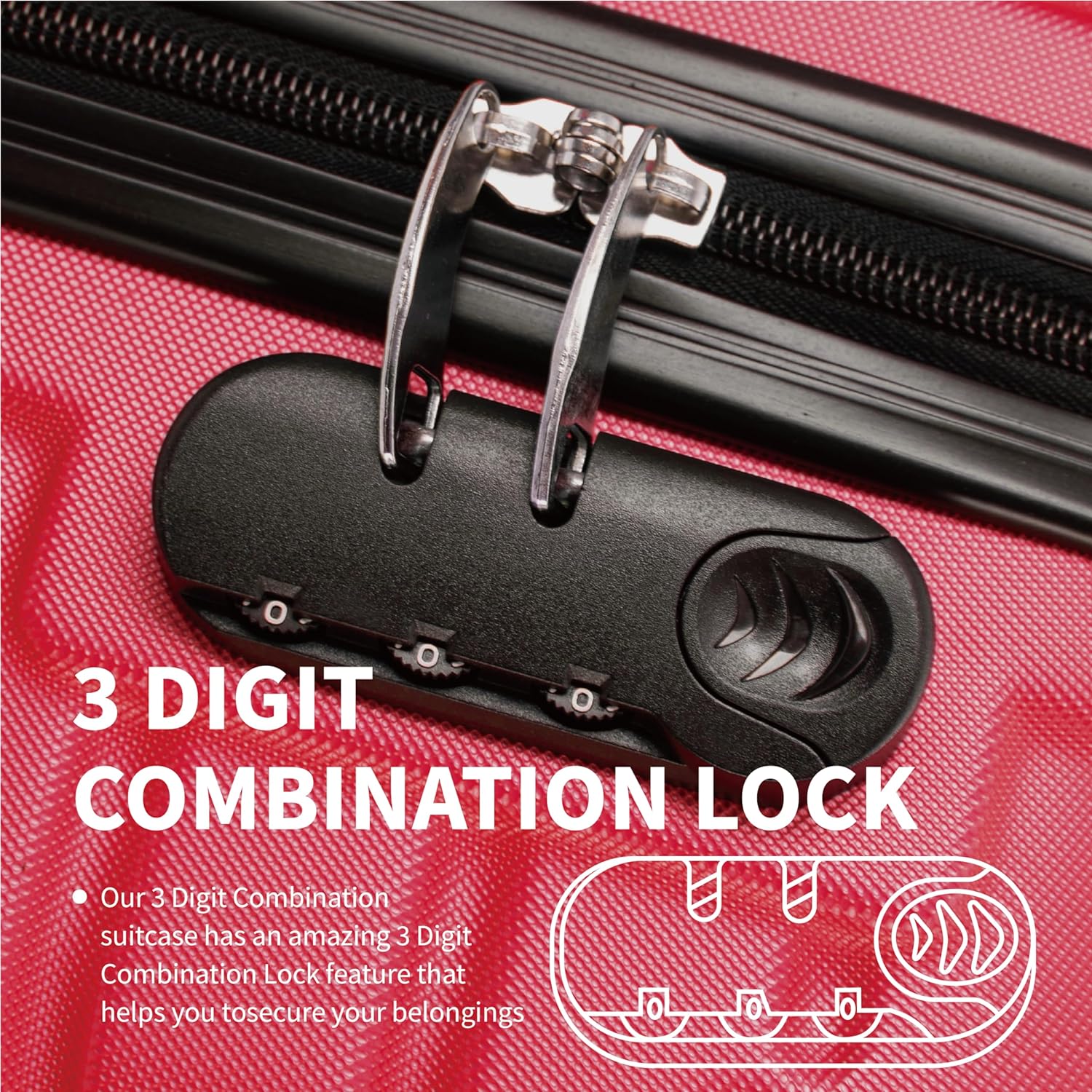 Flymax Seoul Defender Cabin Size Super Lightweight Suitcase - Image 5