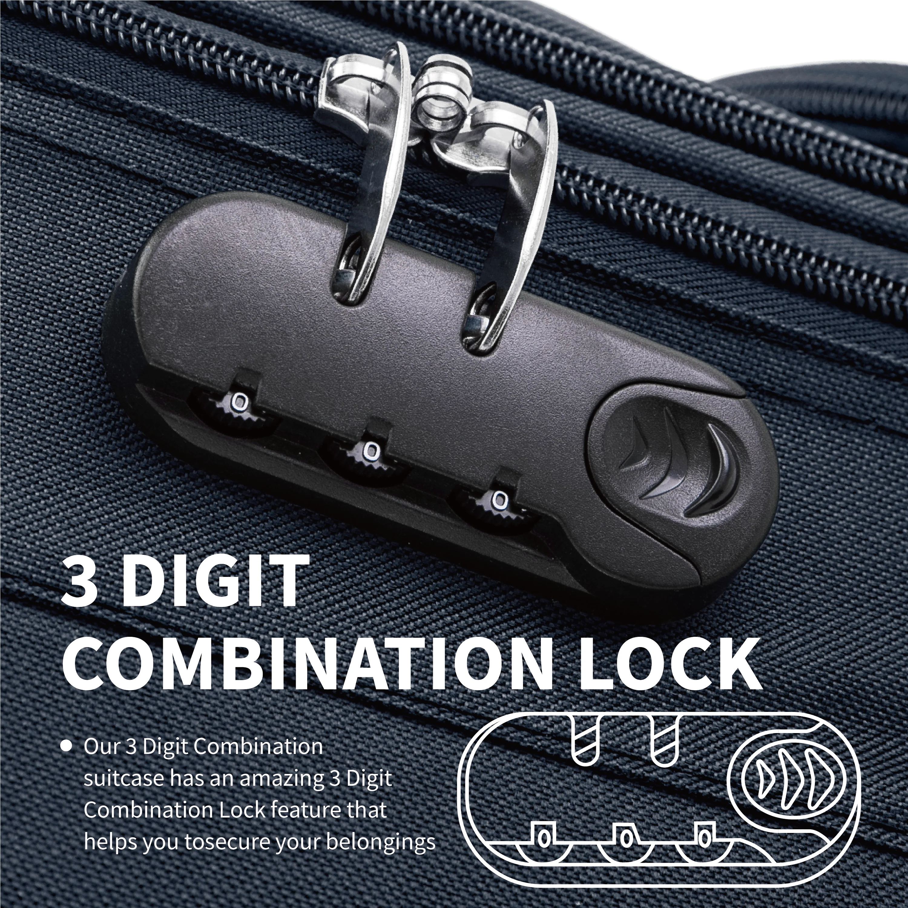 Flymax Vienna Voyager 4-Piece Soft Shell Luggage Set – Lightweight And Durable Travel Companion - Image 6