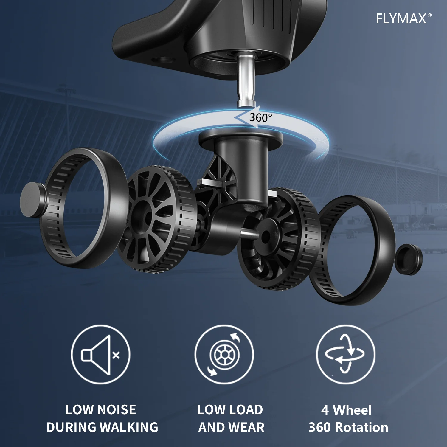 Flymax Zurich Shield Lightweight 29" Hard Shell Suitcase - Image 4
