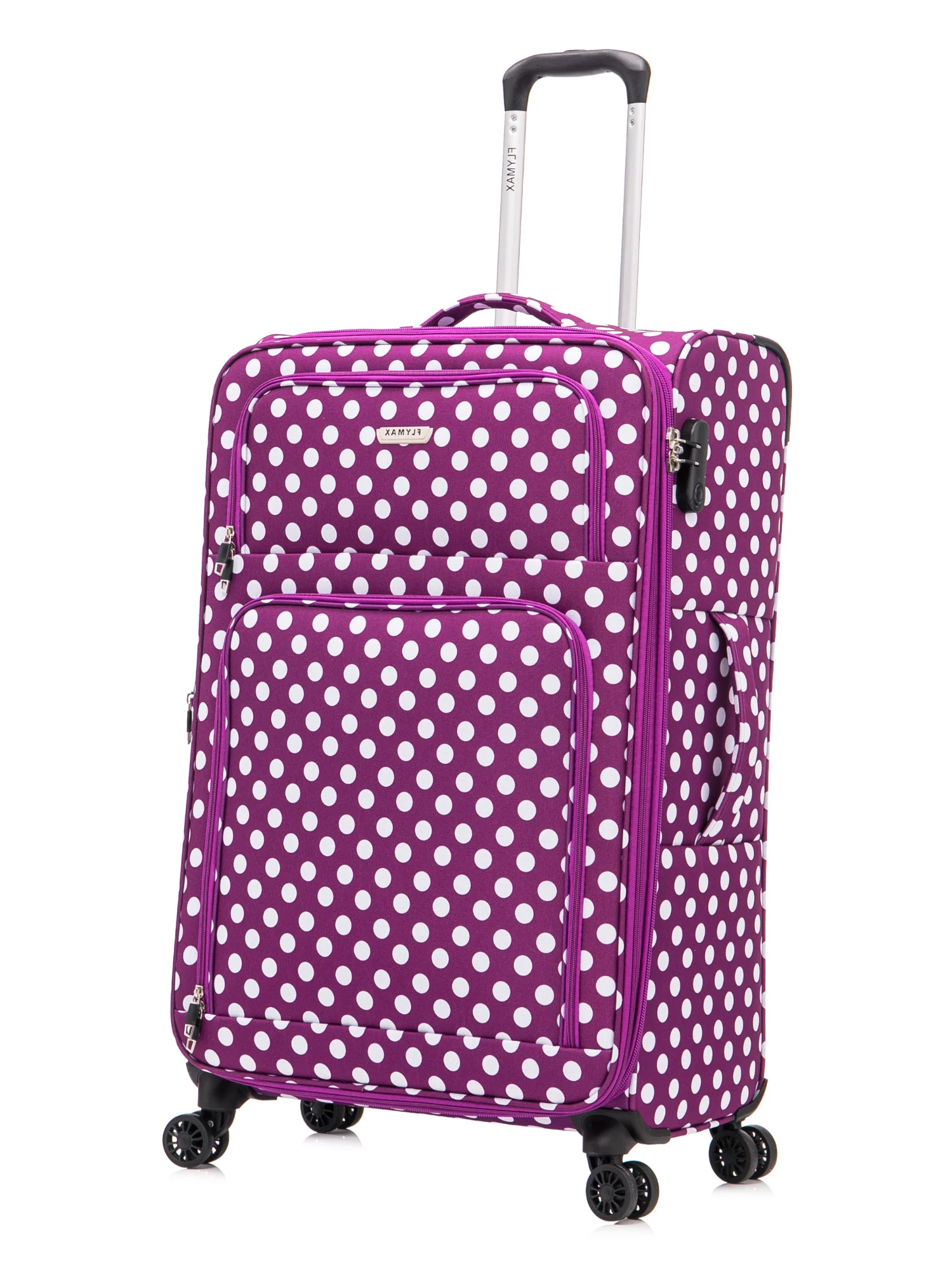 4 Wheel Lightweight Softshell Suitcase - Image 10