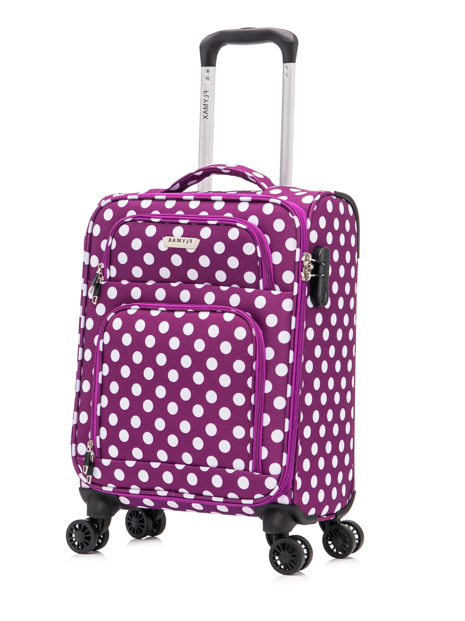 4 Wheel Lightweight Softshell Suitcase - Image 11