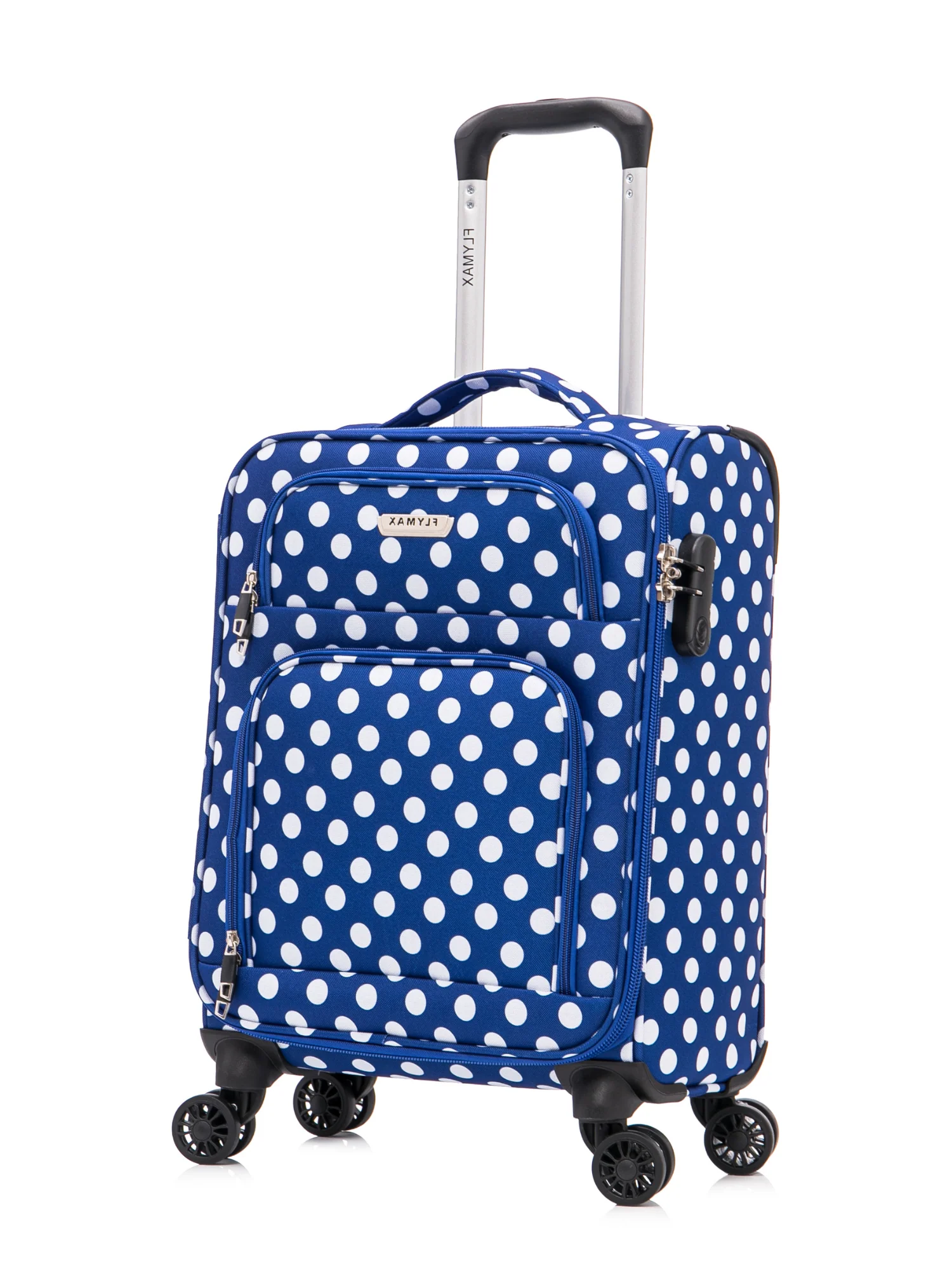 4 Wheel Lightweight Softshell Suitcase - Image 4