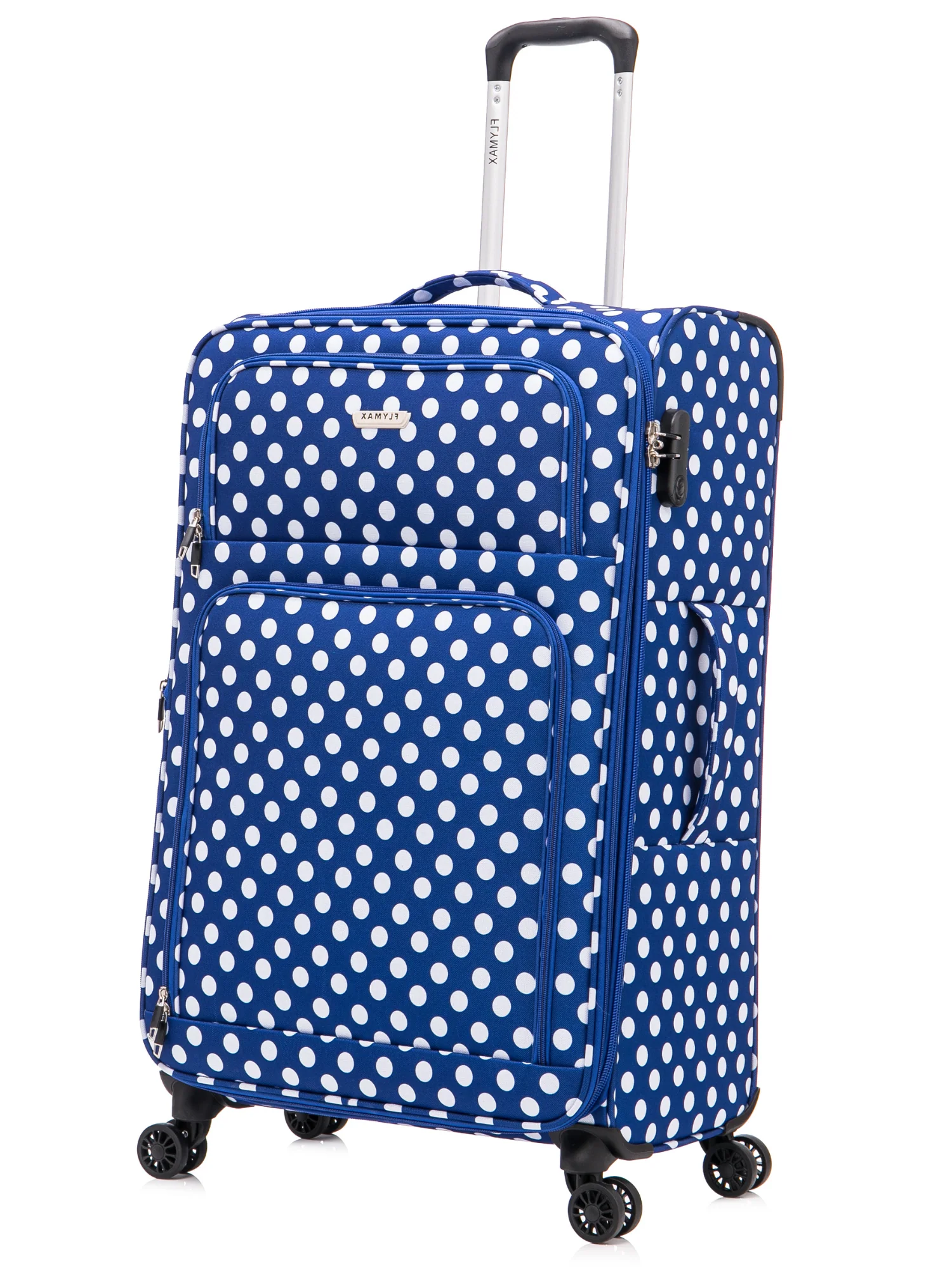 4 Wheel Lightweight Softshell Suitcase - Image 6