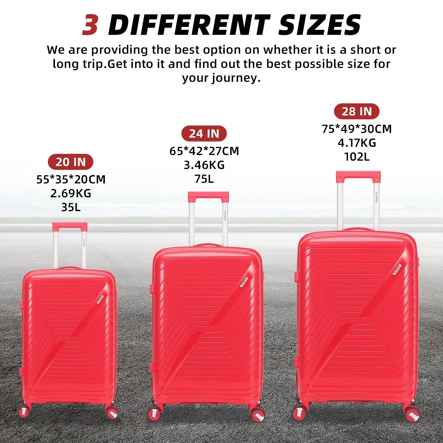 Flymax Dubai Volt Premium carry on suitcase – Compact and Stylish Travel Solution - Image 4