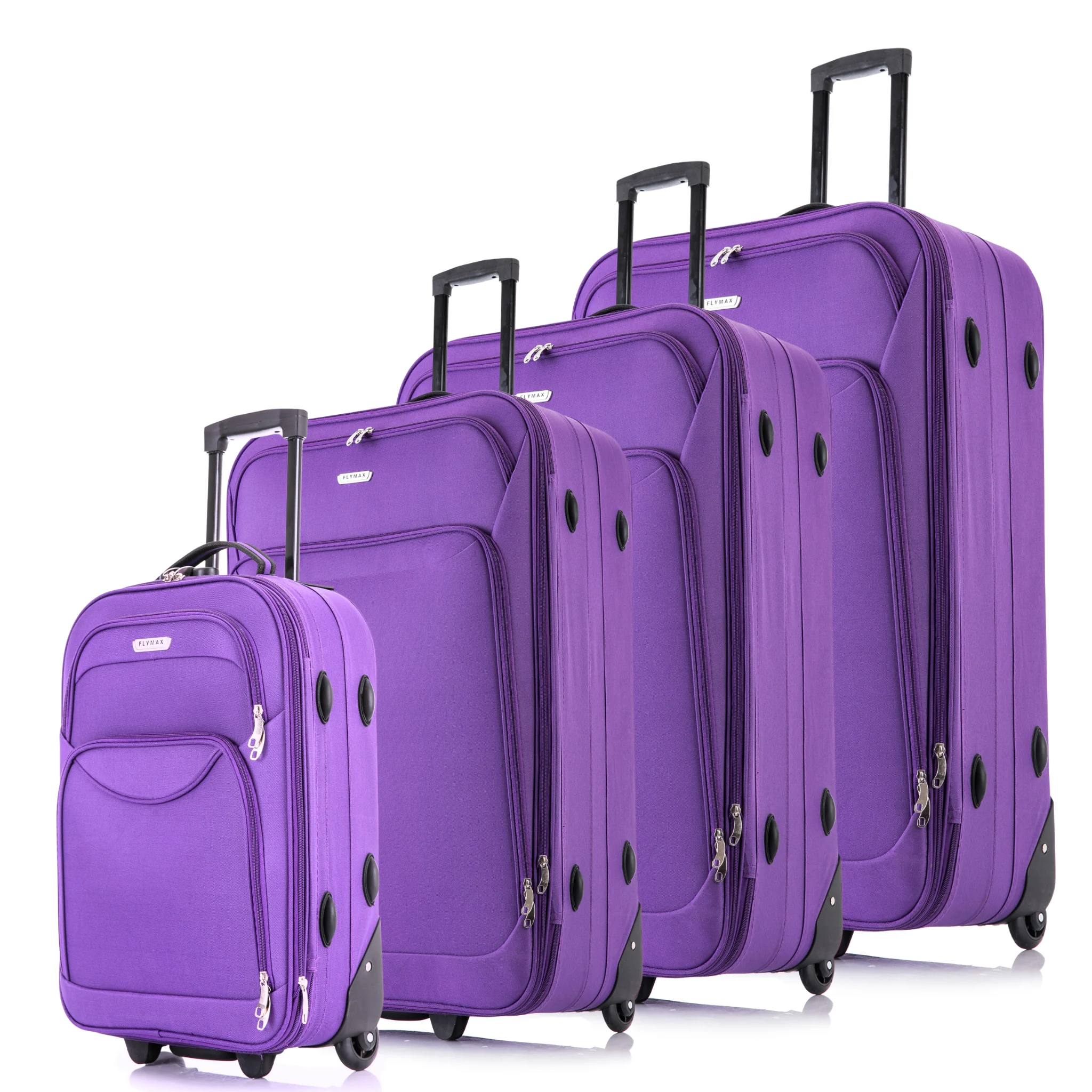 Flymax Vienna Voyager 4-Piece Soft Shell Luggage Set – Lightweight And Durable Travel Companion - Image 10