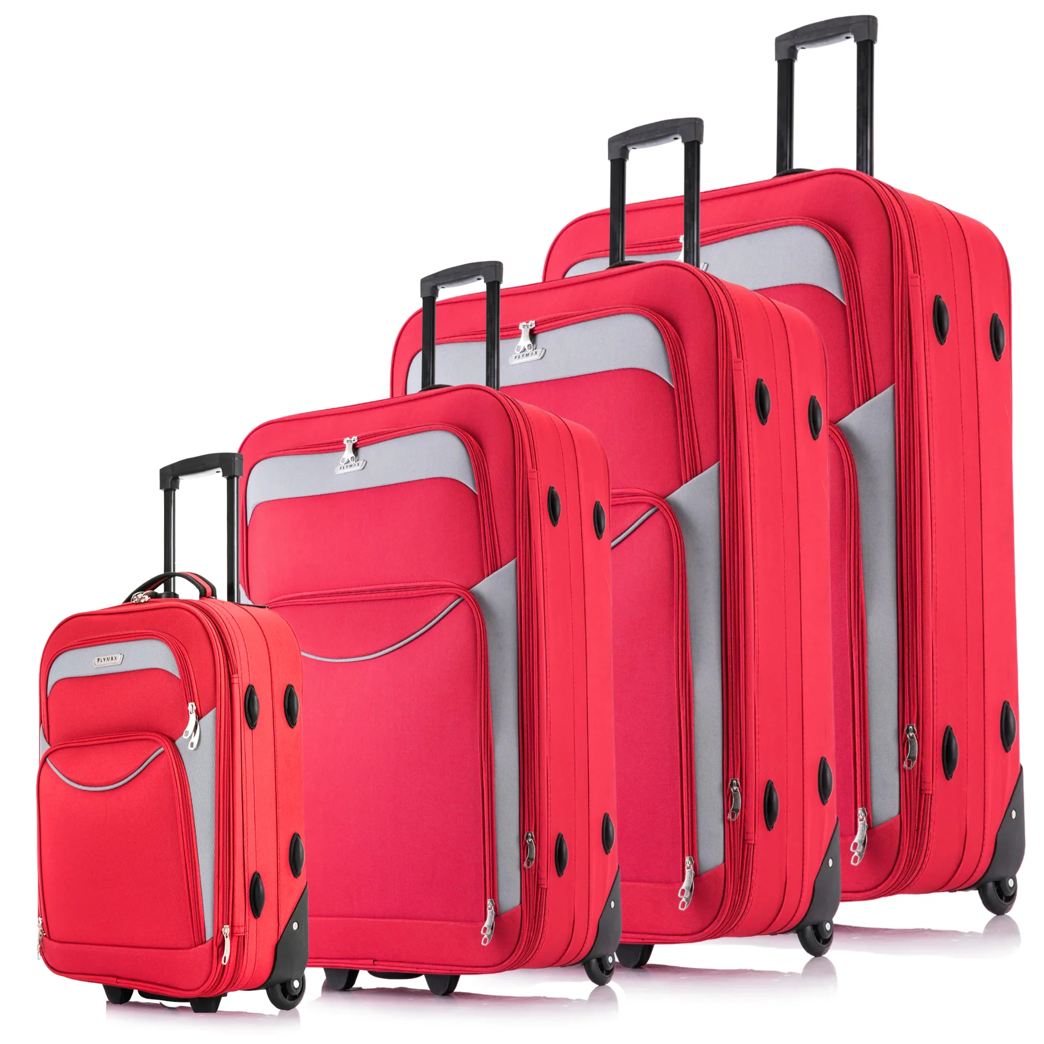 Flymax Vienna Voyager 4-Piece Soft Shell Luggage Set – Lightweight And Durable Travel Companion - Image 9